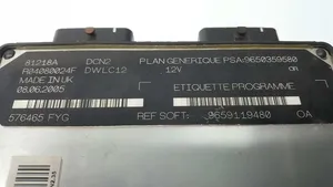 Citroen C15 Komputer / Sterownik ECU silnika 9659119480