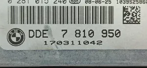 BMW X5 E70 Centralina/modulo motore ECU 0281015240