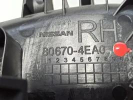 Nissan Qashqai+2 Priekinė atidarymo rankenėlė vidinė 80670-4EA0