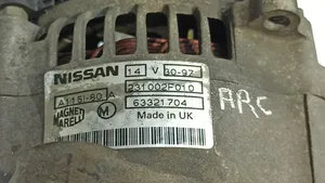 Nissan Primera Generaattori/laturi 63321704