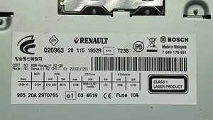 Renault Koleos I GPS navigation control unit/module 