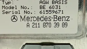 Mercedes-Benz E W211 GPS-navigaation ohjainlaite/moduuli A2118706689