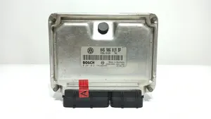 Volkswagen Polo IV 9N3 Unité de commande, module ECU de moteur 0281012194