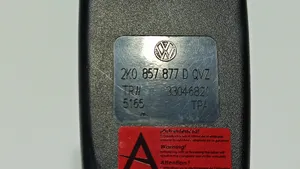 Volkswagen Caddy Fibbia della cintura di sicurezza anteriore 2K0857877DQVZ