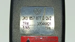 Volkswagen Caddy Etuistuimen turvavyön solki 2K0857877DQVZ