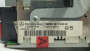 Mercedes-Benz S W220 Unità di navigazione lettore CD/DVD 7612500040
