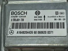 Mercedes-Benz R W251 Oro pagalvių valdymo blokas 0285001739