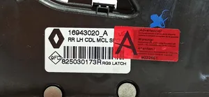 Renault Megane IV Serrure de porte arrière 825039922R