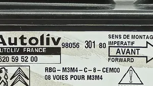 Citroen C-Elysée Turvatyynyn ohjainlaite/moduuli 9804375980
