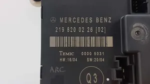 Mercedes-Benz CLS C219 Autres unités de commande / modules A2198202126