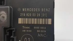 Mercedes-Benz CLS C219 Sonstige Steuergeräte / Module 2198200326