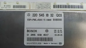 Mercedes-Benz S W220 Centralina/modulo ABS 0265109607