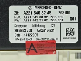 Mercedes-Benz S W221 Jousituksen ohjainlaite/moduuli A2215450032
