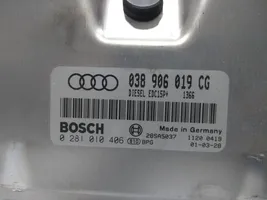 Audi A4 S4 B6 8E 8H Moottorin ohjainlaite/moduuli 038906019CG