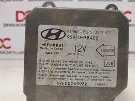 Hyundai Sonata Oro pagalvių valdymo blokas 9591038400