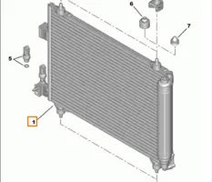 Citroen C5 Jäähdyttimen lauhdutin (A/C) 1610161080