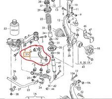 Volkswagen PASSAT B5 Takatukivarsi 8E0407693Q