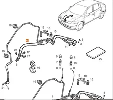 Opel Astra G Oro kondicionieriaus kita detalė 6850534