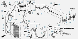 Honda CR-V Inne elementy układu klimatyzacji A/C 80325SCAE01