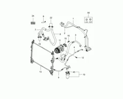 SsangYong Rexton Muu ilmastointilaitteen osa (A/C) 6862008510