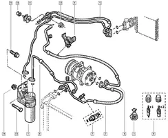 Renault Scenic I Other air conditioning (A/C) parts 7700434386