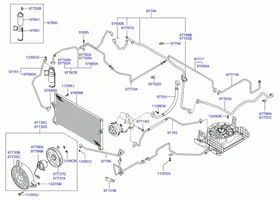 Toyota Corolla E110 Altri parti dell’aria condizionata (A/C) 8871012630