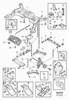 Volvo S80 Takatukivarsi 30676099