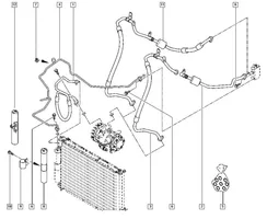 Renault Clio III Autres pièces de clim 8200521902