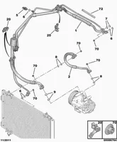Peugeot 308 Muu ilmastointilaitteen osa (A/C) 9675201080