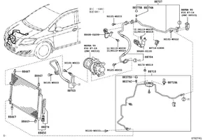 Toyota Auris 150 Muu ilmastointilaitteen osa (A/C) 8870302370