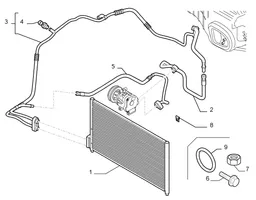 Fiat Grande Punto Other air conditioning (A/C) parts 51751097