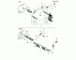 SsangYong Rexton Turboahtimen öljyletku 2373008404