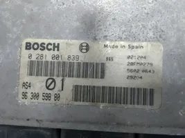 Citroen Saxo Sterownik / Moduł ECU 0281001839