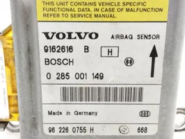 Volvo 940 Oro pagalvių valdymo blokas 962260755H