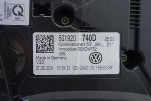 Volkswagen Golf VII Nopeusmittari (mittaristo) 5G1920740D