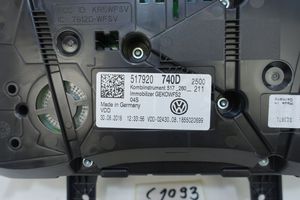 Volkswagen Golf Sportsvan Tachimetro (quadro strumenti) 517920740D