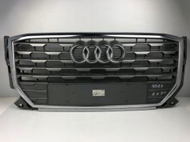 Audi Q3 8U Etupuskurin ylempi jäähdytinsäleikkö 81A853651