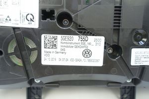 Volkswagen e-Golf Nopeusmittari (mittaristo) 5GE920755D