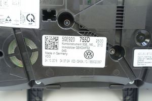 Volkswagen e-Golf Speedometer (instrument cluster) 5GE920755D