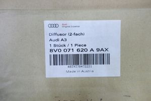 Audi A3 S3 8V Takapuskurin koristemuotolista 8V0071611A 8V0071620A