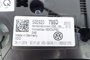 Volkswagen e-Golf Spidometras (prietaisų skydelis) 5GE920755D