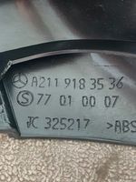 Mercedes-Benz E W211 Cornice di rivestimento della regolazione del sedile della portiera anteriore A2119183536