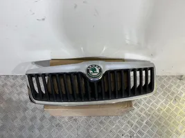 Skoda Octavia Mk2 (1Z) Maskownica / Grill / Atrapa górna chłodnicy 1Z0853651C