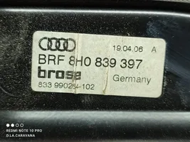 Audi A4 S4 B6 8E 8H Takaoven ikkunan nostin moottorilla 8H0839397