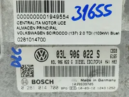 Volkswagen Scirocco Calculateur moteur ECU 0281014700