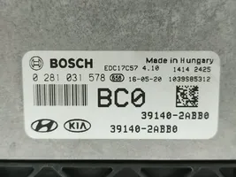 Hyundai Tucson TL Calculateur moteur ECU 0281031578