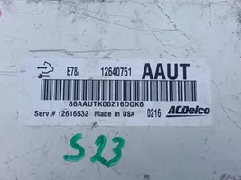 Opel Astra J Unité de commande, module ECU de moteur 12640751