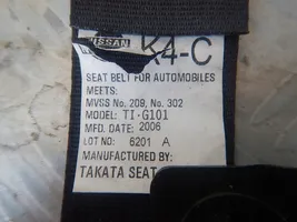 Nissan Titan Rear seatbelt 6199A