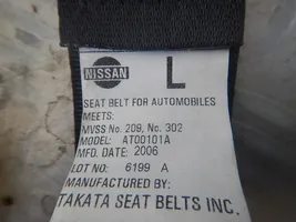 Nissan Titan Rear seatbelt 6199A