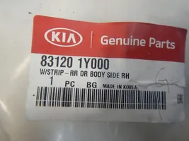 KIA Picanto Guarnizione in gomma portiera posteriore 831201Y000R